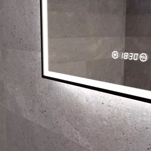 Welland Luxury-Line Como LED tükör - fényerő + színhőfok állítás + páramentesítő + óra