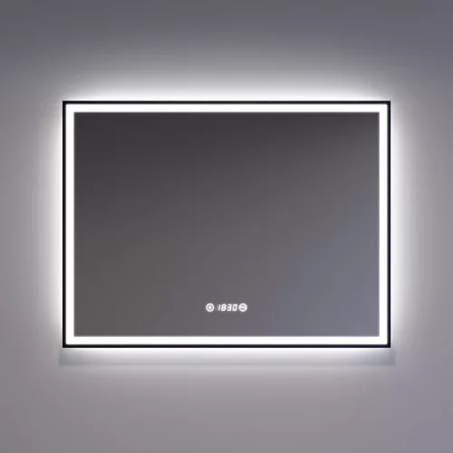 Welland Luxury-Line G800 LED tükör - fényerő + színhőfok állítás + páramentesítő + óra - 100 x 70 cm
