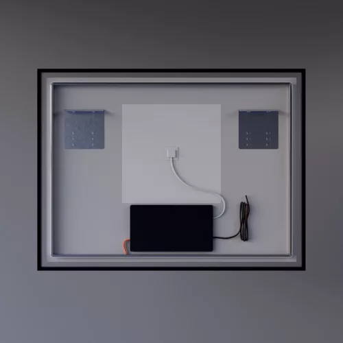 Welland Luxury-Line G800 LED tükör - fényerő + színhőfok állítás + páramentesítő + óra - 100 x 70 cm