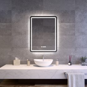 Welland Luxury-Line Como LED tükör - fényerő + színhőfok állítás + páramentesítő + óra