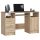 Íróasztal - Akord Furniture - 124 cm - sonoma tölgy