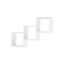 Falipolc - 3 szekció - Akord Furniture - fehér