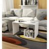 Dohányzóasztal Akord Furniture 80 cm fehér színű