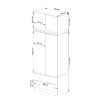 Gardróbszekrény fiókkal + kiegészítő felső szekrény - Akord Furniture S90 - sonoma tölgy