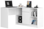   Sarok íróasztal + komód - Akord Furniture - 120 cm - fehér