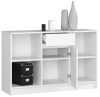 Sarok íróasztal + komód - Akord Furniture - 120 cm - fehér