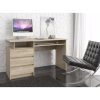 Akord Furniture  Íróasztal 135cm  sonoma tölgy színben