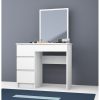 Sminkasztal / Fésülködőasztal  fehér színű  90 cm széles