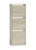 Cipőtároló szekrény / cipősszekrény - Holzmeister B3 - 136 cm - sonoma tölgy
