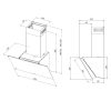Fehér szagelszívó - Akpo WK-11 Smart 60 cm