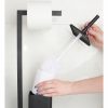 YOKA Home 2in1 wc kefe állvány wc papír tartóval (szögletes) - fekete