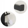 2in1 wc kefe és wc papír tartó - szögletes, modern vonalvezetés