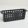Fúrásmentes tapadókorongos fali tárolókosár fekete szín