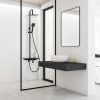 Yoka Oslo többfunkciós zuhanyrendszer csapteleppel - fekete