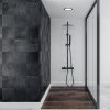 Yoka Ferra zuhanyrendszer termosztátos csapteleppel - fekete