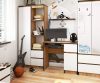 Íróasztal - Akord Furniture - 90 cm - kézműves tölgy / fehér