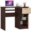 Íróasztal - Akord Furniture - 90 cm - wenge / sonoma tölgy