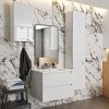 Fürdőszoba bútor kerámia mosdóval falra szerelhető