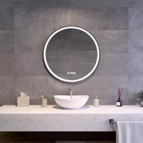 Welland Luxury-Line Como LED tükör - fényerő + színhőfok állítás + páramentesítő + óra