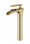 Mexen Lyra magasított mosdó csaptelep - arany (745310-50)