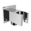 Mexen Cube fali zuhany csatlakozó - zuhanyrózsa tartóval - króm (79300-00)