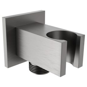   Mexen Cube fali zuhany csatlakozó - zuhanyrózsa tartóval - grafit (79300-66)