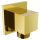 Mexen Cube fali zuhany csatlakozó - arany (79340-50)