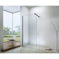   Mexen Walk-in zuhanyfal - fekete profil - 50 cm (850-050-000-70-00)