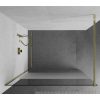 Mexen Kioto walk-in zuhanyfal - átlátszó/tej üveg / arany profil - 90 cm (800-090-101-50-35)