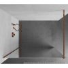 Mexen Kioto walk-in zuhanyfal - tükör üveg / rosegold profil - 90 cm (800-090-101-60-50)