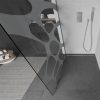 Mexen Kioto walk-in zuhanyfal - átlátszó dekorbetéttel üveg/króm profil - 100 cm (800-100-101-01-97)