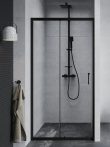   Mexen Apia elhúzható zuhanyajtó (tolóajtó) - fekete profil - 100 x 190 cm (845-100-000-70-00)