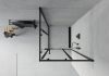 Mexen Rio szögletes kialakítású zuhanykabin fekete profilú