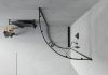 Mexen Rio zuhanykabin elhúzható ajtóval - 80 x 80 cm - fekete profil (863-080-080-70-00)