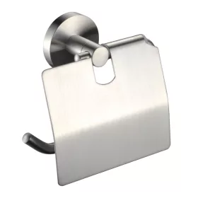   Welland Diamond WC papír tartó fedőlappal - szálcsiszolt acél (90307-BN)