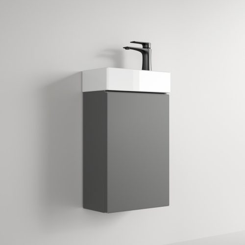 Welland Pico fürdőszobabútor + mosdókagyló + szifon - 40 cm (szürke)