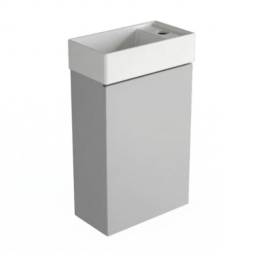 Welland Pico fürdőszobabútor + mosdókagyló + szifon - 40 cm (szürke)