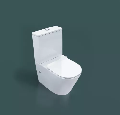 Welland Rimless kompakt/monoblokk WC szett + soft-close WC ülőke