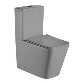   Welland Cono Rimless kompakt/monoblokk WC szett + soft-close slim WC ülőke (szürke)