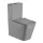 Welland Cono Rimless kompakt/monoblokk WC szett + soft-close slim WC ülőke (szürke)
