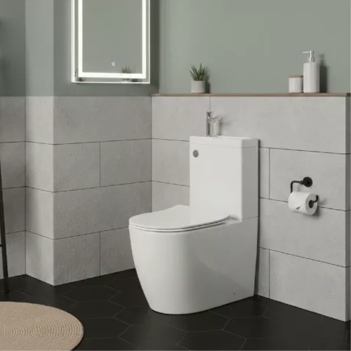 Welland Vision Tornado kompakt/monoblokk WC szett + soft-close slim WC ülőke