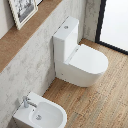 Welland Rimless kompakt/monoblokk WC szett + soft-close WC ülőke