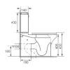Welland Neo Tornado kompakt/monoblokk WC szett + soft-close slim WC ülőke