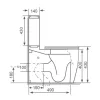 Welland Neo Tornado kompakt/monoblokk WC szett + soft-close slim WC ülőke