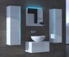Venezia Alius A1 fürdőszobabútor szett + mosdókagyló + szifon (fényes fehér)