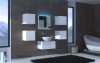 Venezia Alius A25 fürdőszobabútor szett szifonnal mosdókagylóval fényes fehér színű