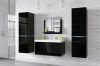 Fürdőszoba bútor magasfényű fekete - Alius A31