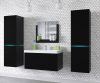 Venezia A31 fürdőszoba szekrény szett - fekete