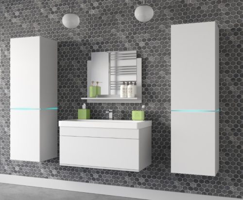Venezia A31 fürdőszoba szekrény szett - fehér