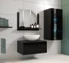 Fürdőszoba bútor ajándék kerámia mosdóval falra szerelhető kivitelben - Alius A34